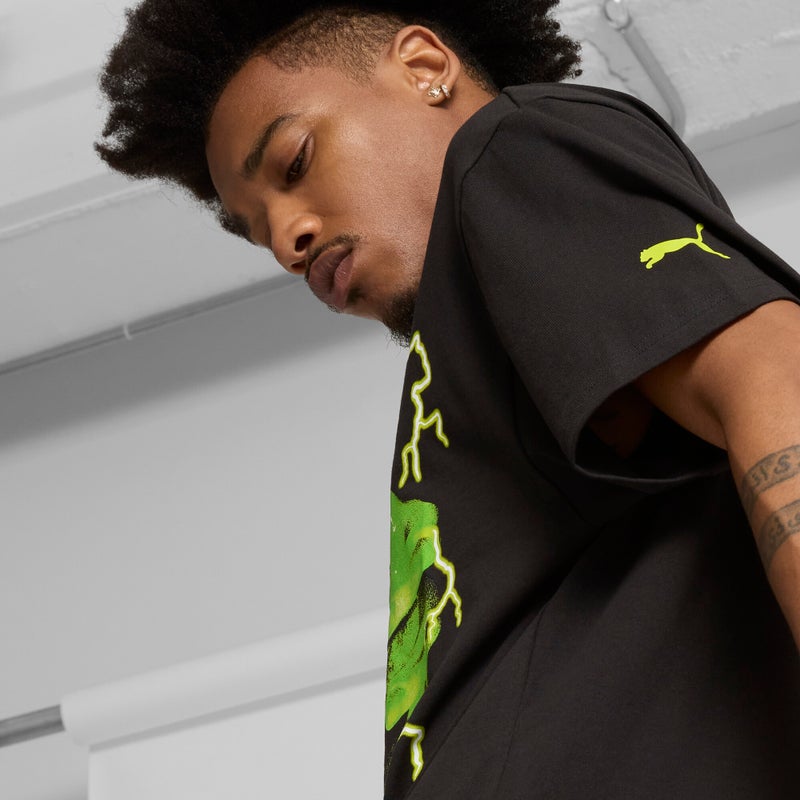 PUMA x LAMELO BALL LaFrancé Graphic Mens Black T-Shirt - Image 2